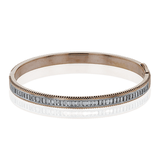 BANGLE IN 18K ROSE GOLD WITH DIAMONDS LB2455