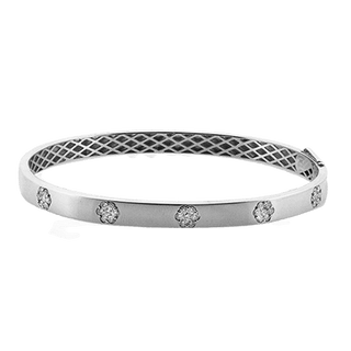 BANGLE IN 18K WHITE GOLD WITH DIAMONDS LB2499