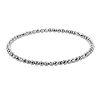 BEADED BRACELET IN 18K WHITE GOLD LB2531