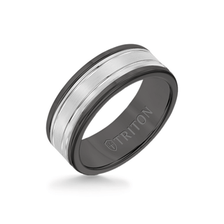 Black Tungsten Carbide Ring 11-2401