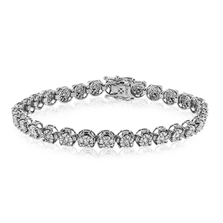 Bracelet in 18k White Gold with Diamonds LB2190