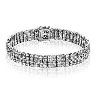 Bracelet in 18k White Gold with Diamonds LB2207