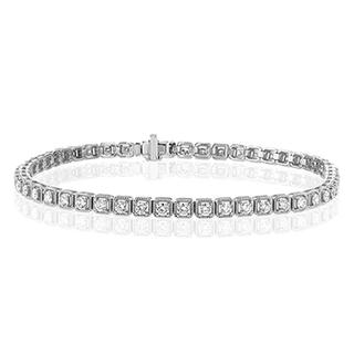 Bracelet in 18k White  Gold with Diamonds LB2221