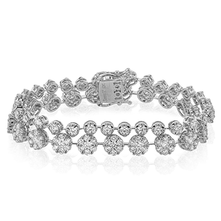 BRACELET IN 18K WHITE GOLD WITH DIAMONDS LB2222