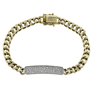 BRACELET IN 18K YELLOW GOLD WITH DIAMONDS LB2463