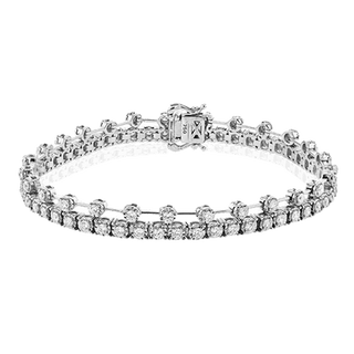 BRACELET IN 18K WHITE GOLD WITH DIAMONDS LB2503