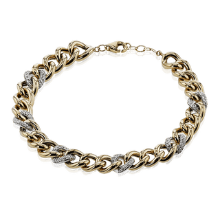 BRACELET IN 18K WHITE/ROSE GOLD WITH DIAMONDS LB2628