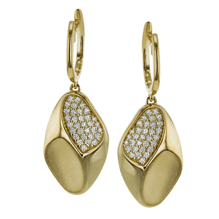 Earring in 18K Yellow Gold with Diamonds LE2312