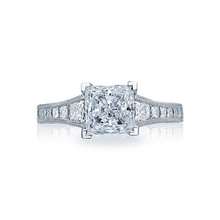 Classic Crescent  Engagement Ring HT2510