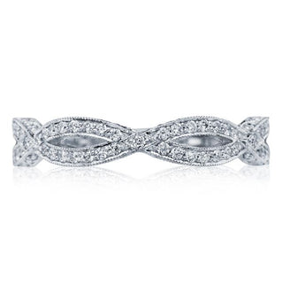 Classic Crescent  Wedding Band HT2528B12