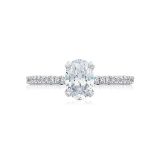 Petite Crescent  Engagement Ring HT254515