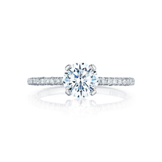 Petite Crescent  Engagement Ring HT254515