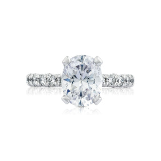 Petite Crescent  Engagement Ring HT254525