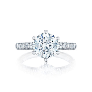 Petite Crescent  Engagement Ring HT254625