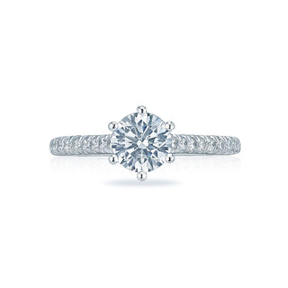 Petite Crescent  Engagement Ring HT2546