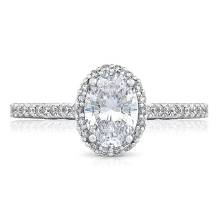 Petite Crescent  Engagement Ring HT254715