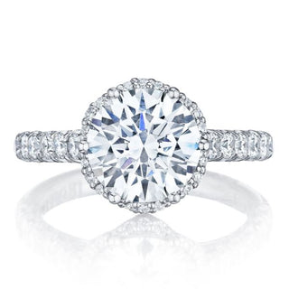 Petite Crescent  Engagement Ring HT254725