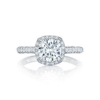 Petite Crescent  Engagement Ring HT2547CU