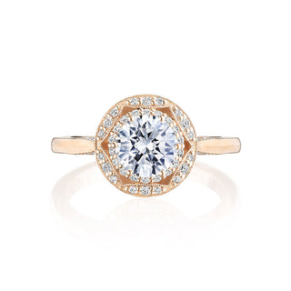 Crescent Chandelier  Engagement Ring HT2563