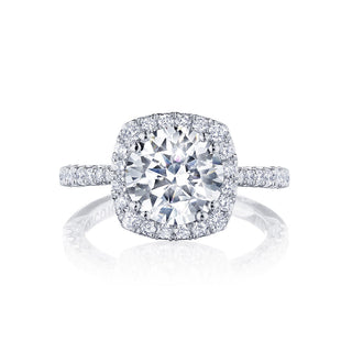 Petite Crescent  Engagement Ring HT2571CU