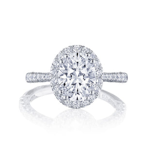 Petite Crescent  Engagement Ring HT2571