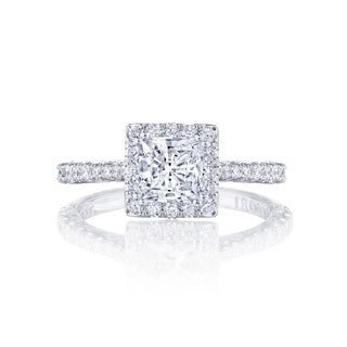 Petite Crescent  Engagement Ring HT2571