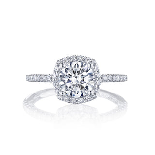 Petite Crescent  Engagement Ring HT257215