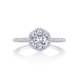 Petite Crescent  Engagement Ring HT257215