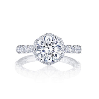 Petite Crescent  Engagement Ring HT257225