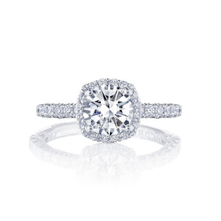 Petite Crescent  Engagement Ring HT2572CU