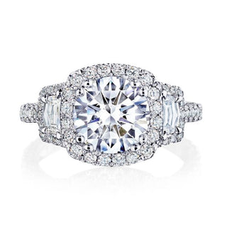 Petite Crescent RoyalT  Engagement Ring HT2677CU