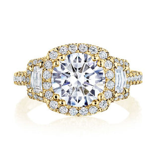 Petite Crescent RoyalT  Engagement Ring HT2677CU