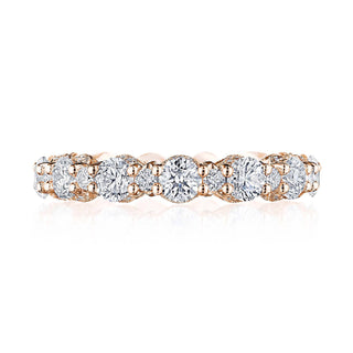 Coastal Crescent Eternity Wedding Band HT2683