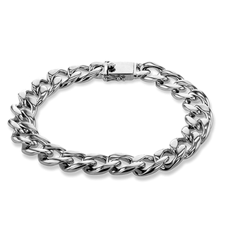 Men's Bracelet In 14k White  Gold LB2236