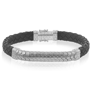 Men's Bracelet In 14k White Gold LB2284