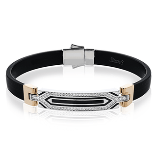 MEN'S BRACELET IN 18K GOLD WITH DIAMONDS LB2322