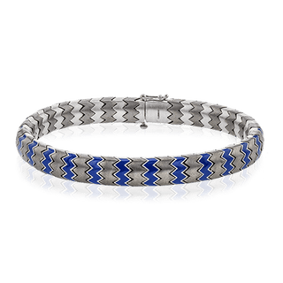 Men's Titanium Bracelet In 14k White Gold BT1003