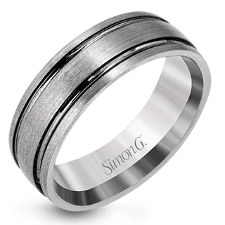 Men's Wedding Band In 14k Gray Gold LP2185