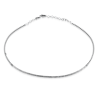 Necklace in 18k White Gold with Diamonds LN4049