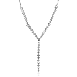 NECKLACE IN 18K WHITE GOLD WITH DIAMONDS LN4064