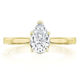 Coastal Crescent Solitaire Engagement Ring P100