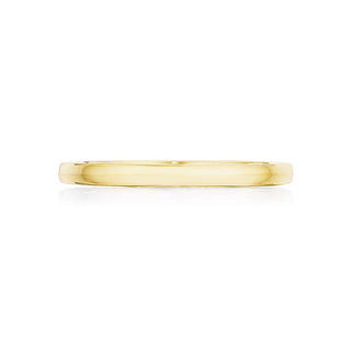 Coastal Crescent Plain Wedding Band P101B