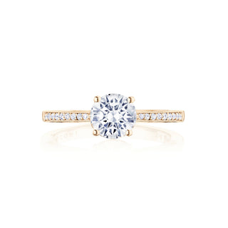 Coastal Crescent Solitaire Engagement Ring P102