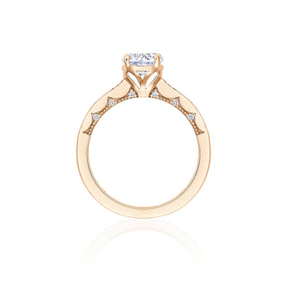 Coastal Crescent Solitaire Engagement Ring P102