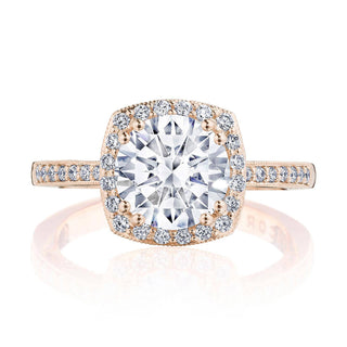 Coastal Crescent Solitaire Engagement Ring p1032