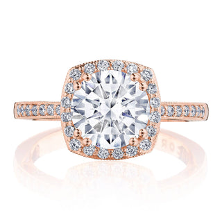 Coastal Crescent Solitaire Engagement Ring p1032