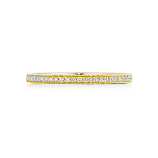 Coastal Crescent Eternity Wedding Band P103B34