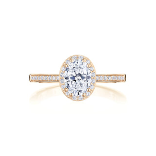 Coastal Crescent Solitaire Engagement Ring P103