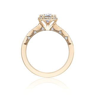 Coastal Crescent Solitaire Engagement Ring P103