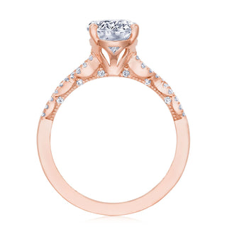 Coastal Crescent Solitaire Engagement Ring P105